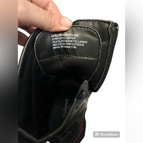 Steve Madden Cool Planet black patent leather Kreed platform Boots size 6 - Picture 5 of 8